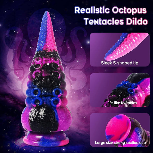 Tentacle Dildo: 8,7" Realistyczny Silikonowy Masażer Prostaty