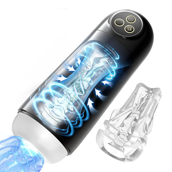 Automatic Male Masturbator with 10 Vibration and Suction Modes