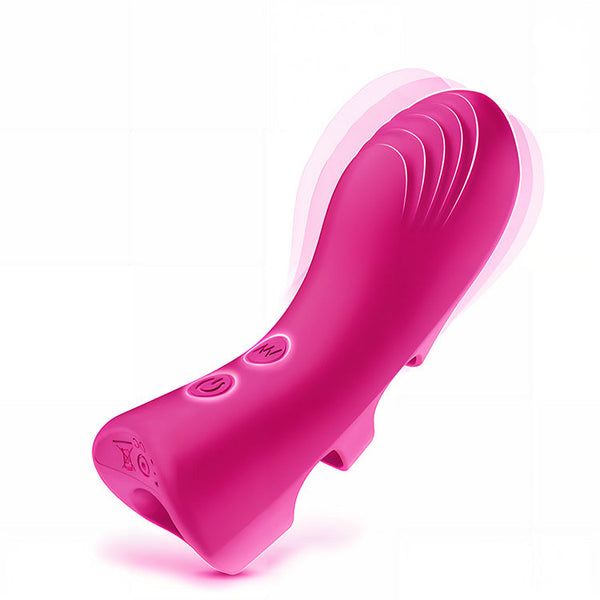 Cichy Dotykowy Wibrator Palcowy z 10 Trybami Wibracji