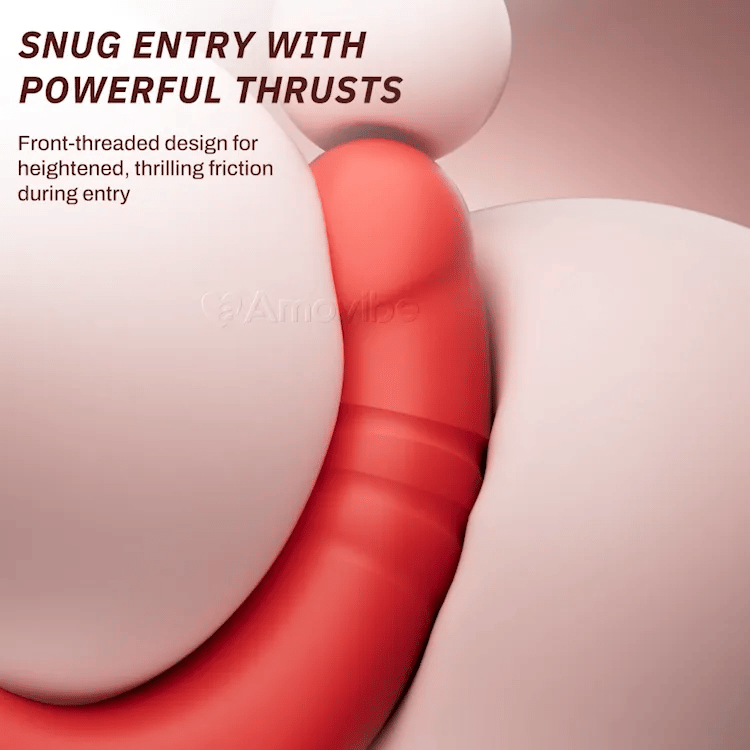 Wibrator punktu G z funkcją lizania i pchnięć