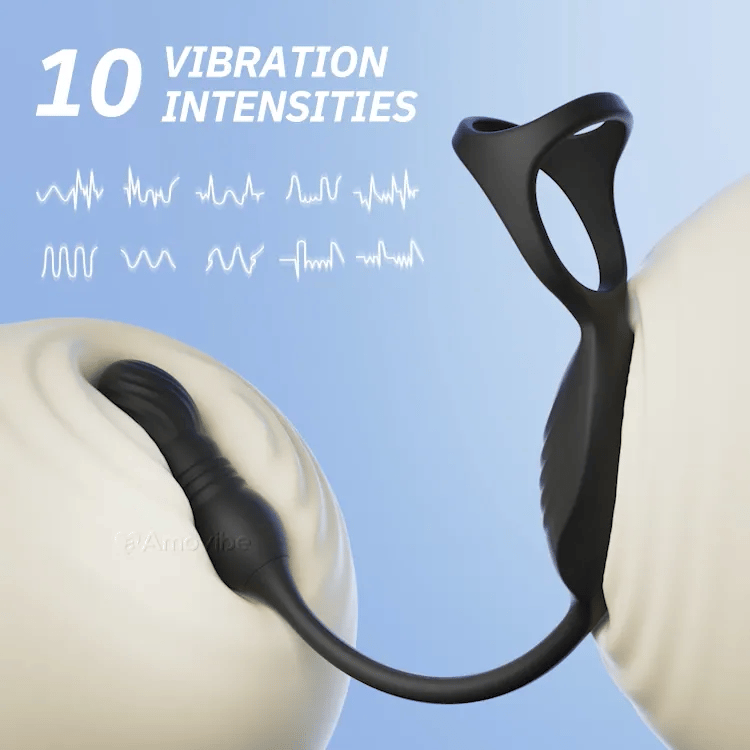 Zdalny Masażer Prostaty z 10 Funkcjami Wibracji