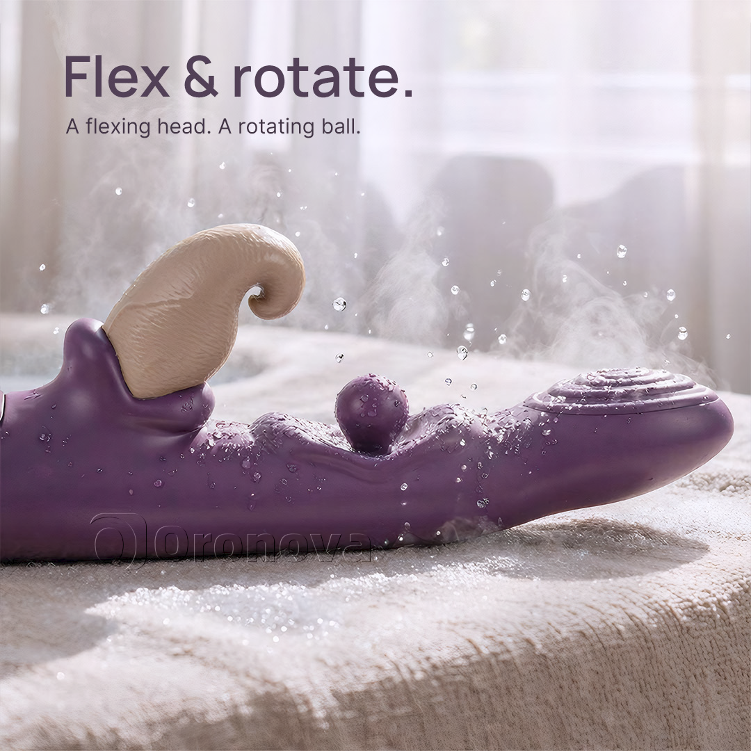 3-in-1 Flexible Vibrator Rotating + Tapping + Multi-Mode Vibration