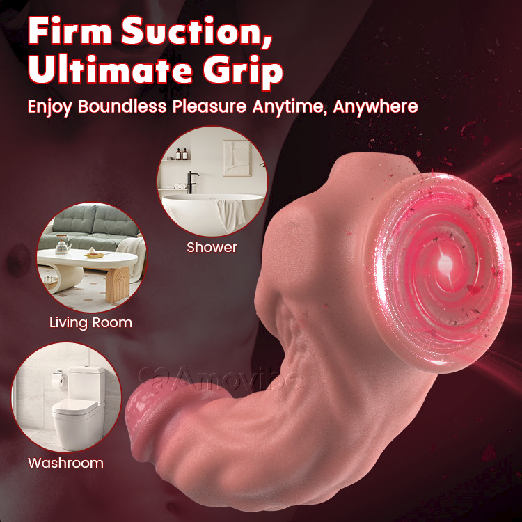 Elastyczny 9-calowy realistyczny dildo z przyssawką