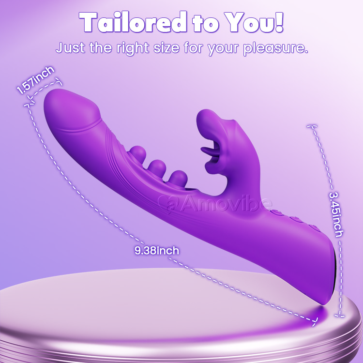 Wibrator Kissing & Triple-Tap – Stymulacja łechtaczki i punktu G