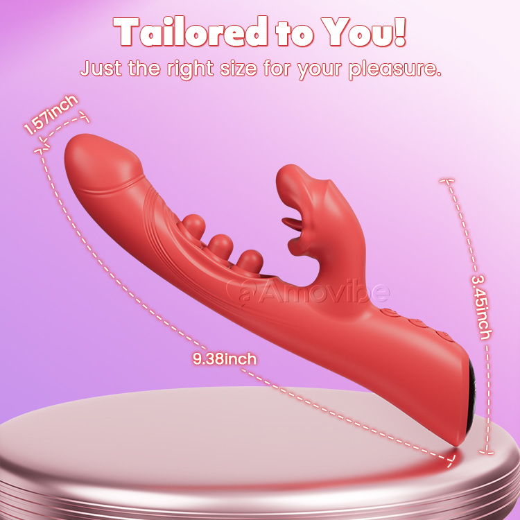 Wibrator Kissing & Triple-Tap – Stymulacja łechtaczki i punktu G