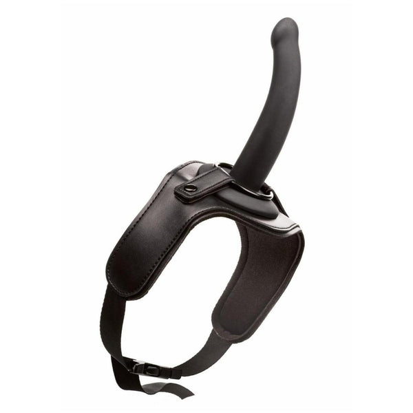 Regulowany pasek na udo do uprzęży z silikonową sondą Zestaw BDSM zabawka erotyczna